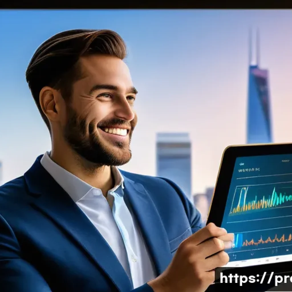 연금 수익 최적화 - **Image Prompt 1: Smart Millennial Investing with TDF**
A confident and smartly dressed millenni...